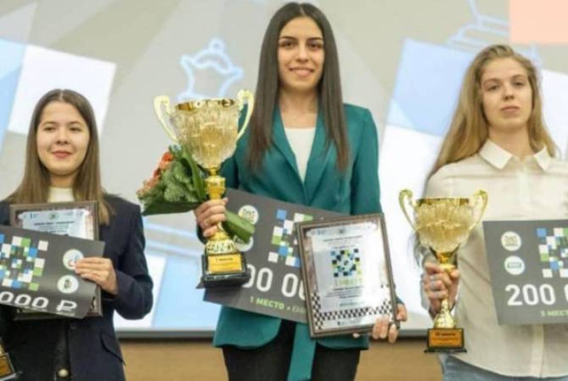 Гроссмейстер Мариам Мкртчян — победительница международного шахматного турнира в Ханты-Мансийске
