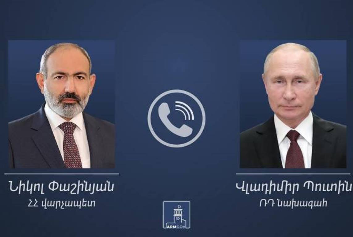 Никол Пашинян и Владимир Путин обсудили вопросы урегулирования ситуации в Лачинском коридоре
