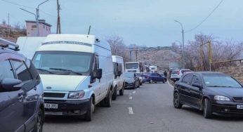 Единственная дорога, соединяющая Арцах с миром, перекрыта уже в течение 13 часов