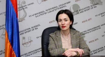 Жанна Андреасян назначена министром образования, науки, культуры и спорта Республики Армения