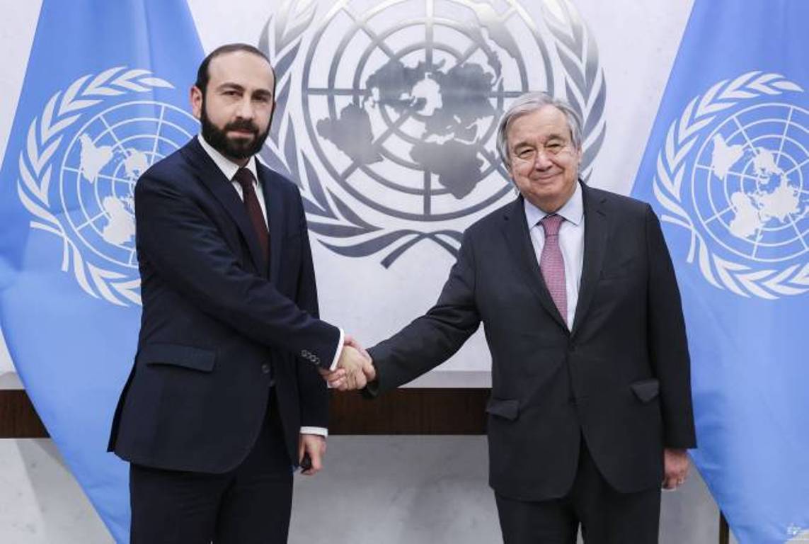 Арарат Мирзоян представил генеральному секретарю ООН последние развития событий в регионе