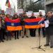 Армяне Бельгии провели акцию протеста, требуя оказать давление на Азербайджан