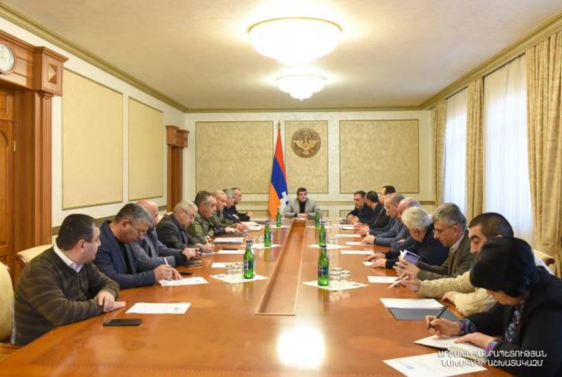 Под руководством Президента Арцаха состоялось заседание Совета безопасности