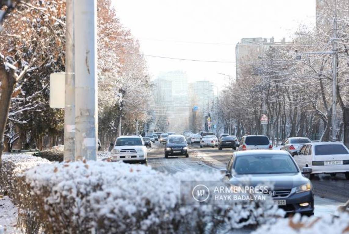 В некоторых районах Армении температура воздуха в ближайшие дни понизится на 6-8 градусов