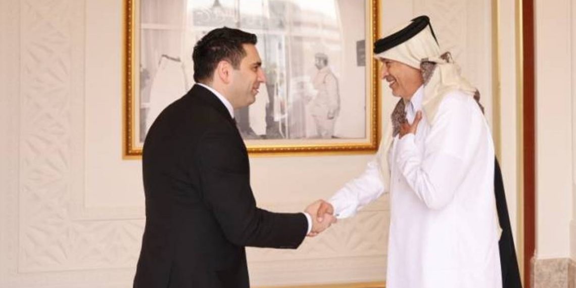 Спикер НС Армении представил катарскому коллеге притязания Азербайджана к территориальной целостности Армении