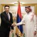 Делегация во главе со спикером НС Армении встретилась с директором инвестиционного агентства Катара