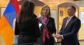 Кристина Куинн присягнула в качестве посла США в Армении