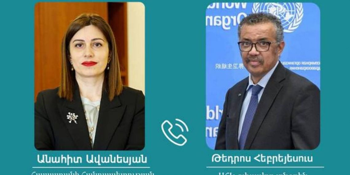 Министр здравоохранения Армении и генеральный директор ВОЗ обсудили ситуацию в Арцахе