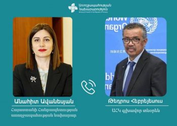 Министр здравоохранения Армении и генеральный директор ВОЗ обсудили ситуацию в Арцахе 