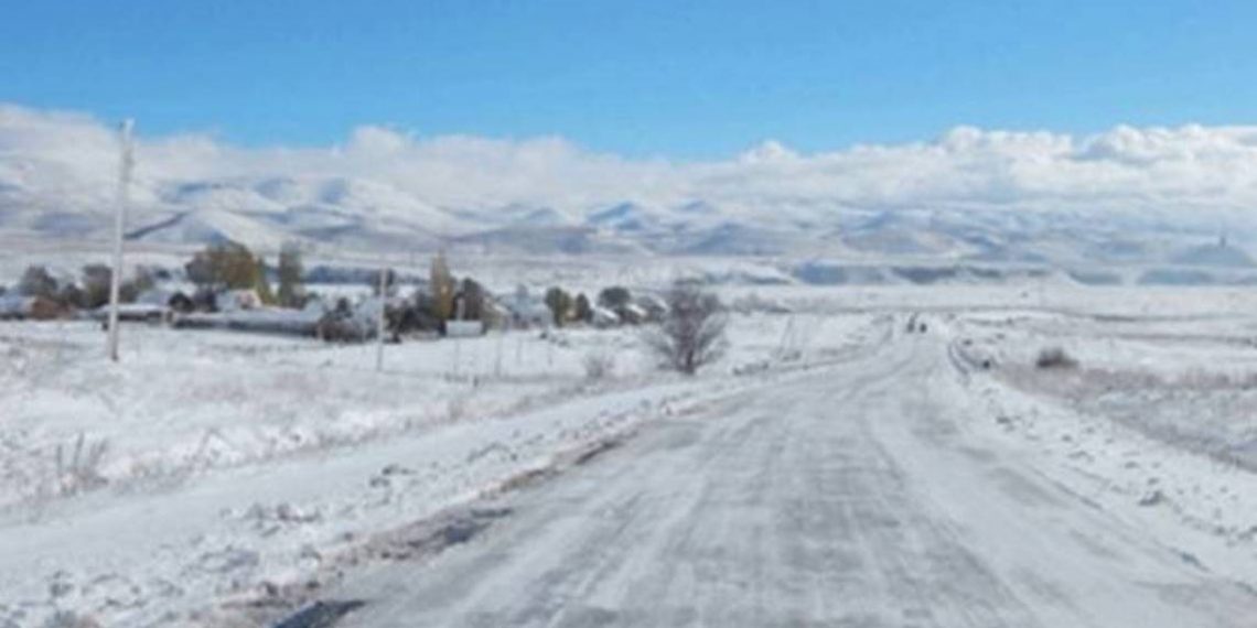 В ряде районов Армении – снегопад. Ларс открыт для всех типов транспортных средств