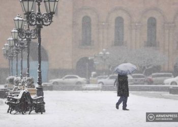 В большинстве районов Армении ожидается снег, в горных районах — метели