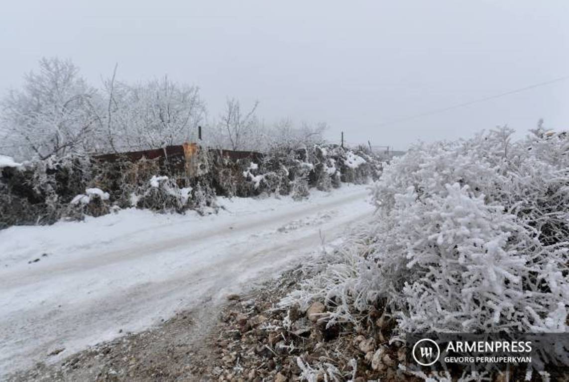 В ближайшие дни в большинстве районов Армении ожидаются снегопады