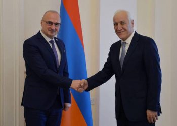 Президент Армении Ваагн Хачатурян принял министра иностранных дел Хорватии Гордана Грлича Радмана