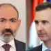 Премьер-министр Пашинян провел телефонный разговор с президентом Сирии Башаром Асадом