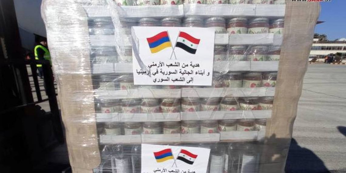 Армения направила в Сирию новый самолет с гуманитарным грузом
