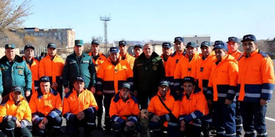 Армянские спасатели вернулись из Алеппо