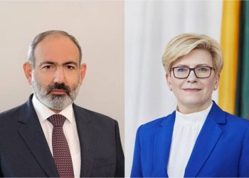 Никол Пашинян направил поздравительное послание премьер-министру Литвы