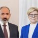 Никол Пашинян направил поздравительное послание премьер-министру Литвы