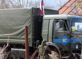 Обеспечено сопровождение в Арцах двух автомобильных колонн РМК с гуманитарным грузом: МО РФ