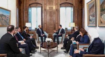 В Дамаске состоялась встреча главы МИД Армении и президента Сирии