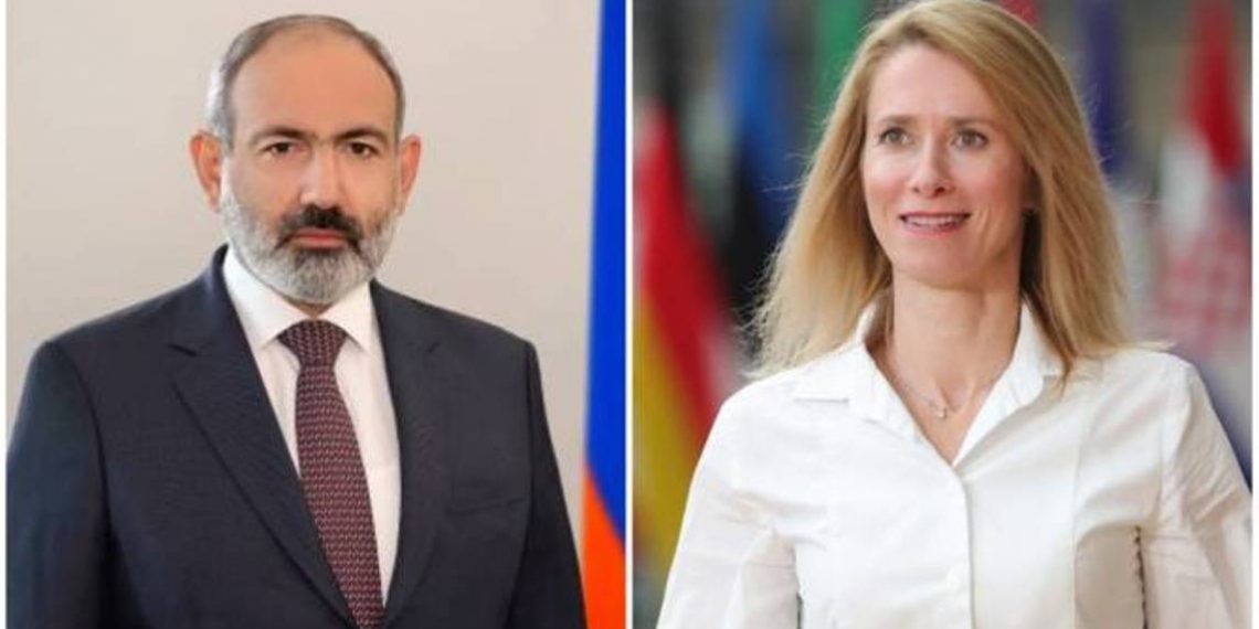 Никол Пашинян направил премьер-министру Эстонии поздравительное послание