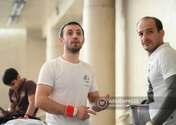 Гимнаст Артур Давтян в финале Кубка мира