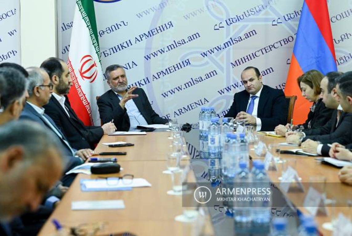 Армения и Иран обсудили перспективы сотрудничества в сфере труда и социальной защиты
