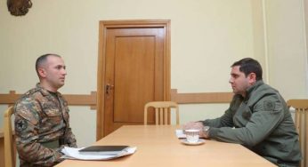 Министр обороны Армении посетил одну из воинских частей МО Армении