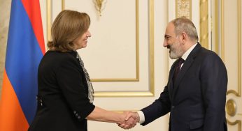 Никол Пашинян принял новоназначенного посла США в Армении Кристину Квинн