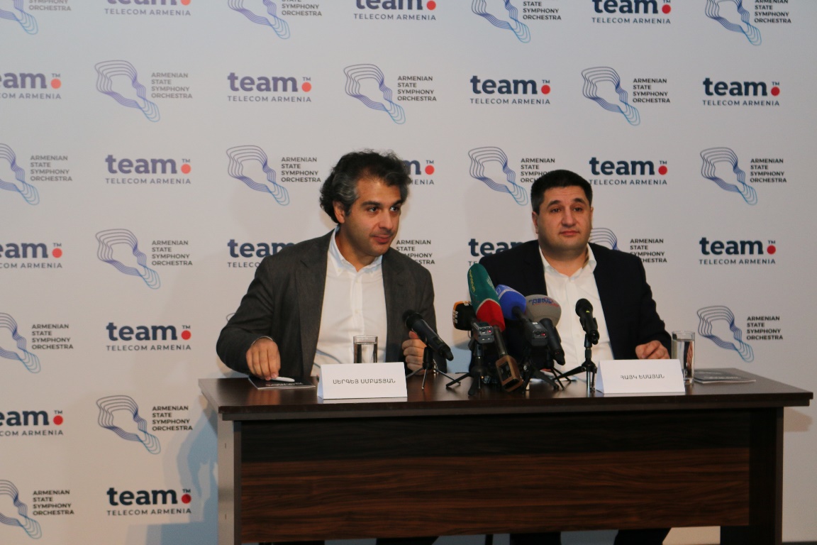 Государственный симфонический оркестр Армении и Team Telecom Armenia представили новый проект