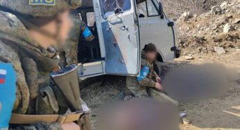 МО РФ подтвердило факт нападения азербайджанских ВС на автомобиль правоохранительных органов Нагорного Карабаха