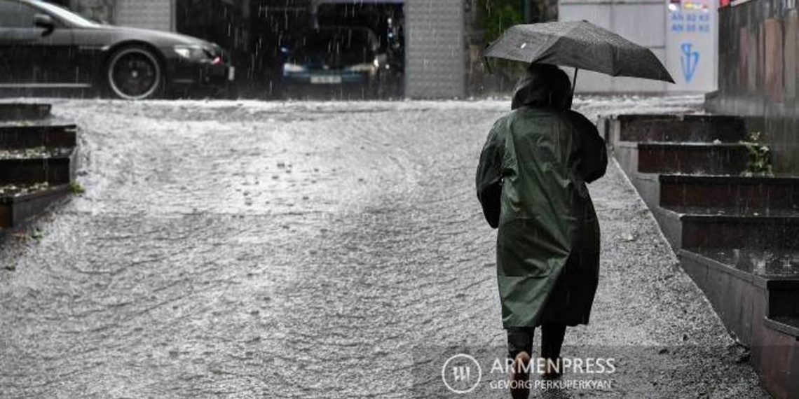 В ближайшие дни на территории Армении ожидаются осадки