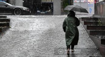 В ближайшие дни на территории Армении ожидаются осадки