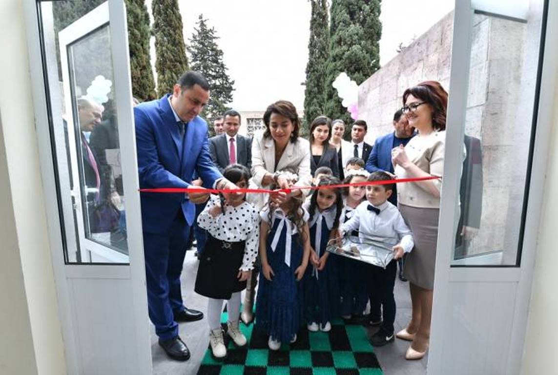 Супруга премьер-министра приняла участие в церемонии открытия детского сада в общине Мегри