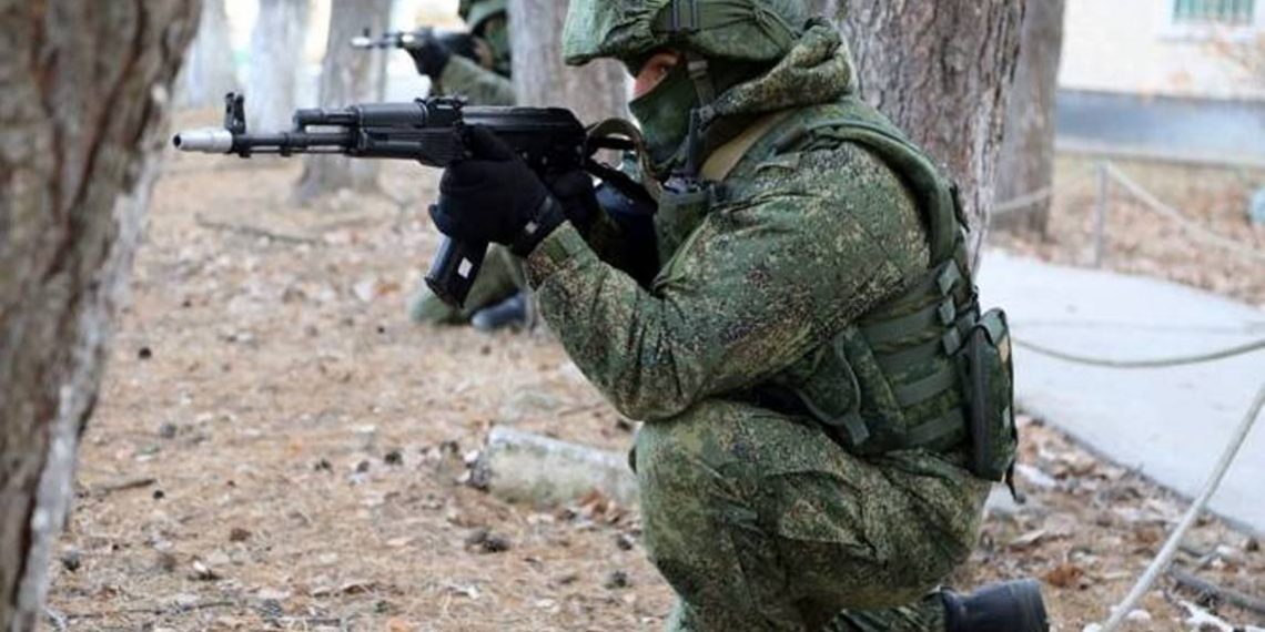 Спецназ ЮВО в Армении провел тренировку по противодействию ДРГ условного противника