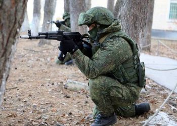 Спецназ ЮВО в Армении провел тренировку по противодействию ДРГ условного противника