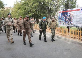 Военные атташе  аккредитованных в Армении иностранных посольств посетили учебный центр им. Маршала Баграмяна