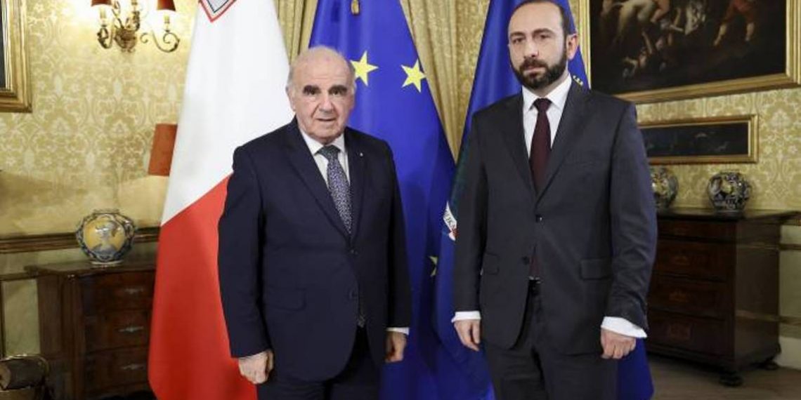 Глава МИД Армении и президент Мальты обсудили вопросы региональной безопасности