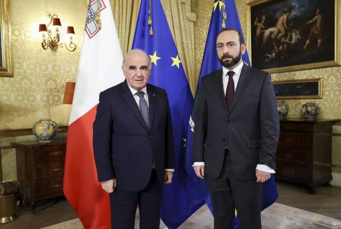 Глава МИД Армении и президент Мальты обсудили вопросы региональной безопасности