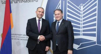Министр экономики Армении встретился с заместителем министра иностранных дел и международного сотрудничества Италии