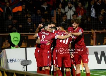 Сборная Армении по футболу в новом рейтинге ФИФА занимает 97-е место