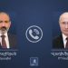 Никол Пашинян провел телефонный разговор с Владимиром Путиным