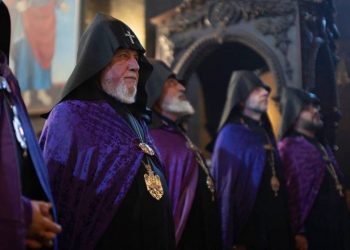 В монастыре Святой Гаяне была отслужена Святая Литургия