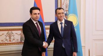 Спикер Парламента Армении встретился в Санкт-Петербурге с председателем Сената Парламента Казахстана