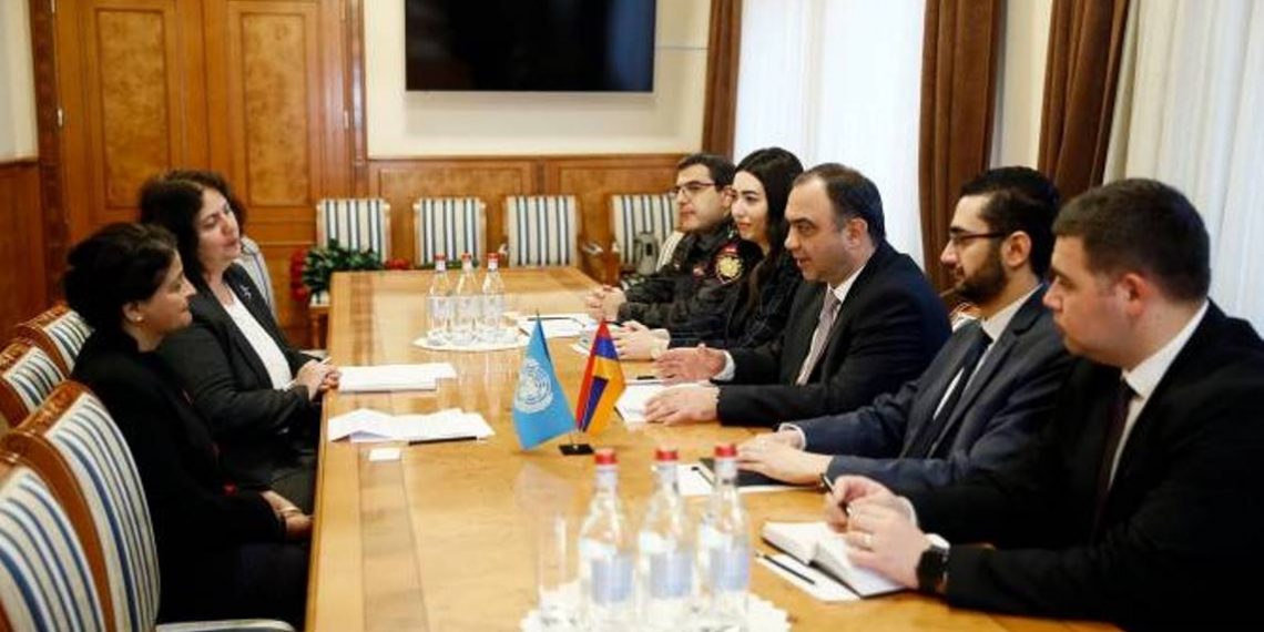 Глава МВД принял представителя Верховного комиссара ООН по делам беженцев в Армении