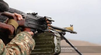ВС Азербайджана обстреляли армянские позиции на участке Сотка
