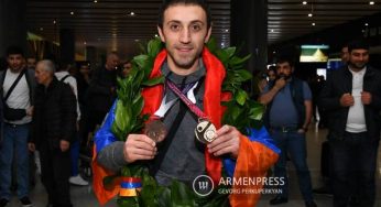 Я счастлив и горд, что мне удалось завоевать золотую медаль: Артур Давтян