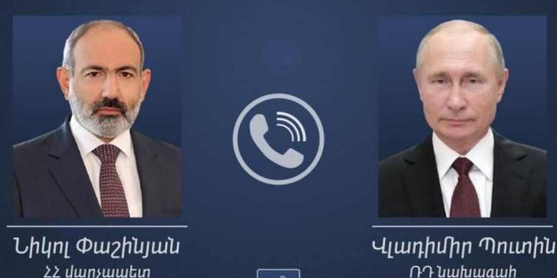 Никол Пашинян и Владимир Путин в 2022 году провели 6 двусторонних встреч и 20 телефонных разговоров