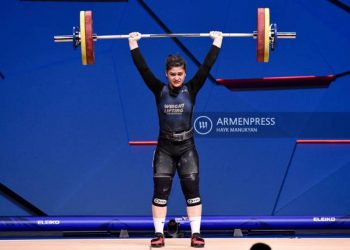 Ануш Аршакян заняла 9-е место в подгруппе В чемпионата Европы по тяжелой атлетике