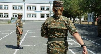 Женщины Армении при желании смогут проходить воинскую службу, рассчитанную на 6 месяцев: проект принят правительством